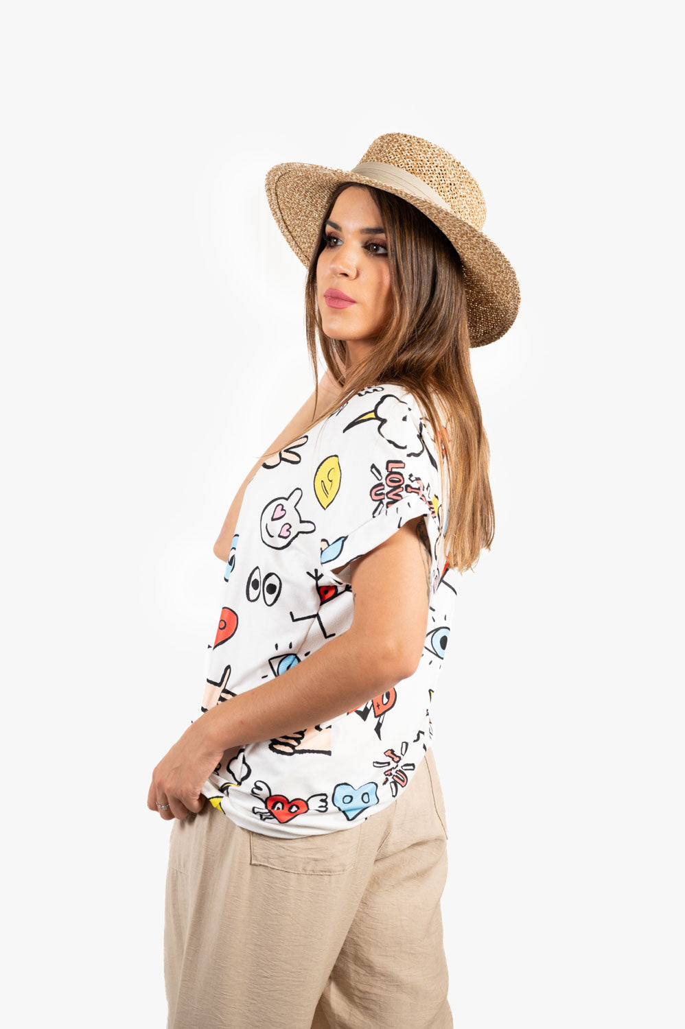 Camiseta Emoji Victory