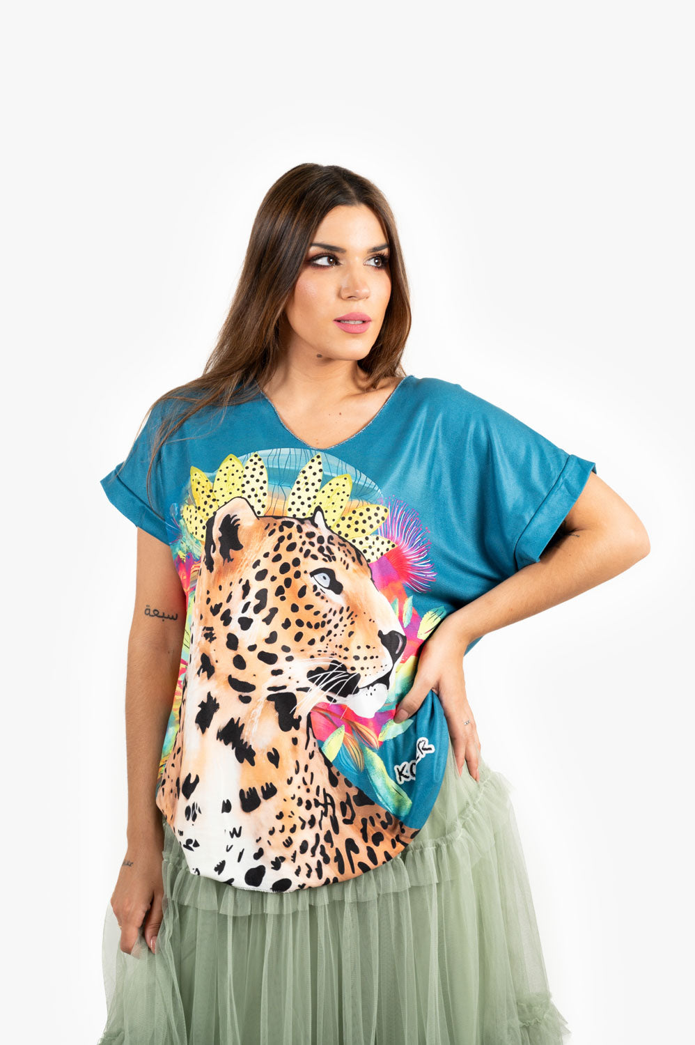 Camiseta Jaguar Colorido