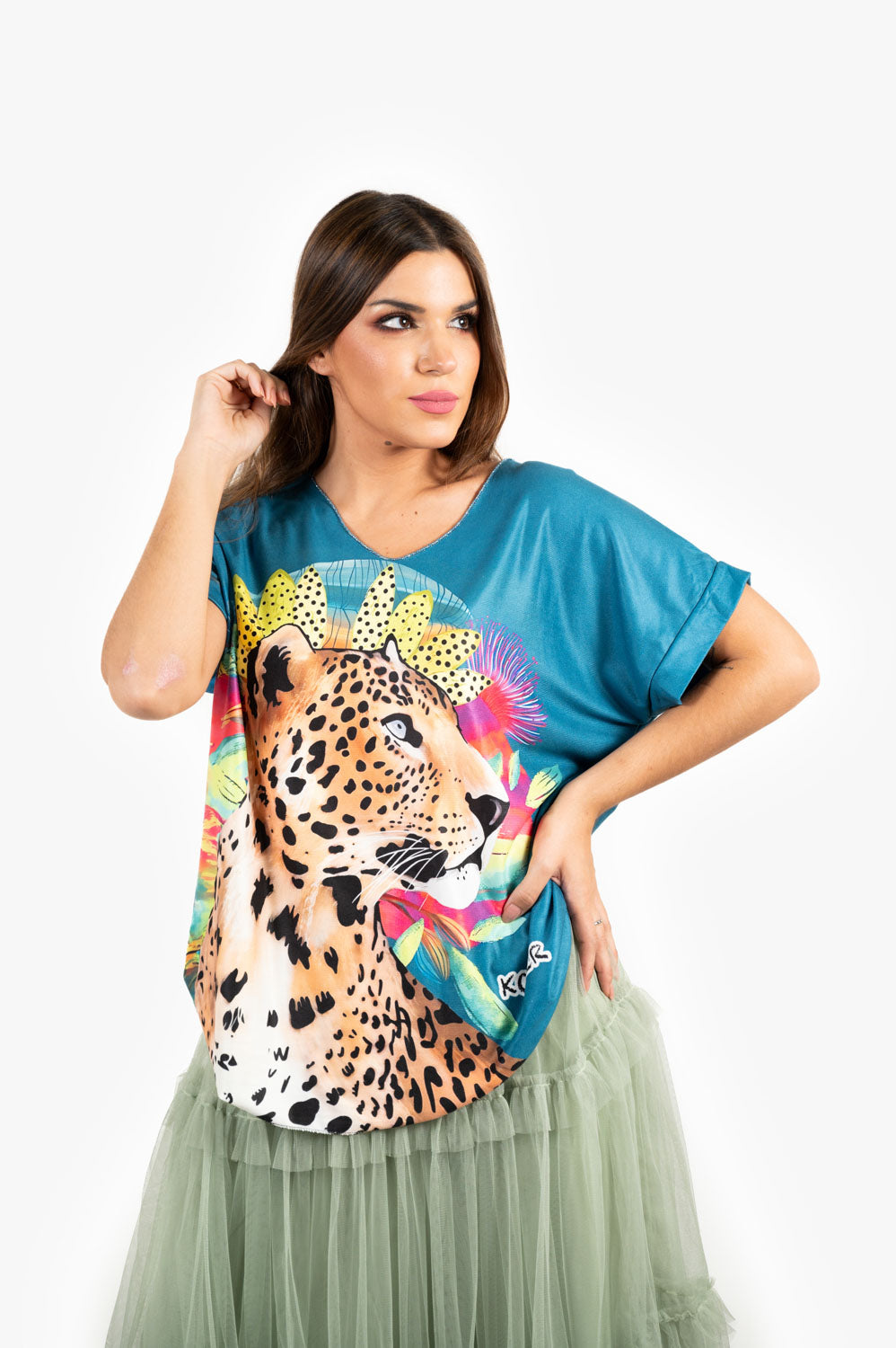 Camiseta Jaguar Colorido