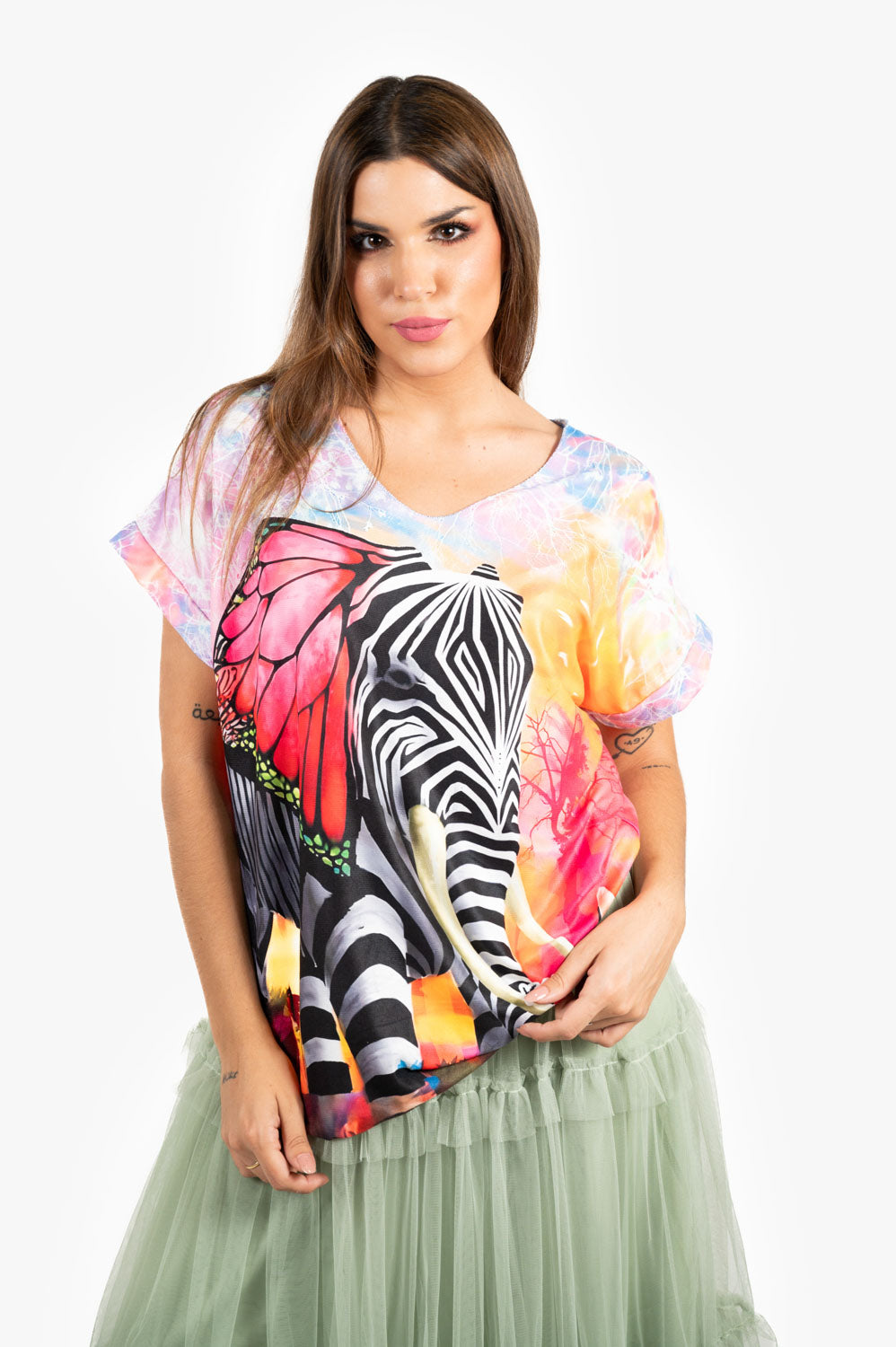 Camiseta Zebra Elephant