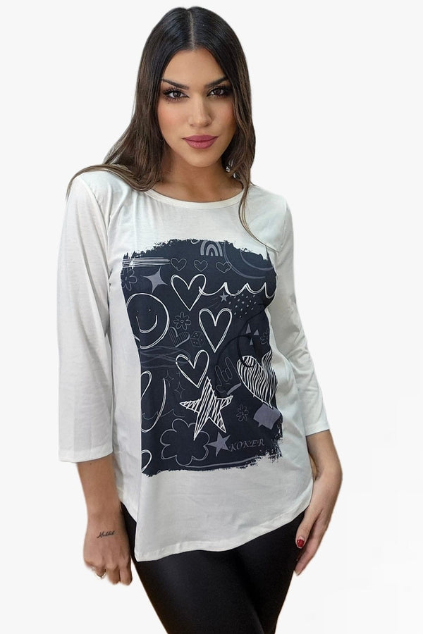 Camiseta Corazon Estrella