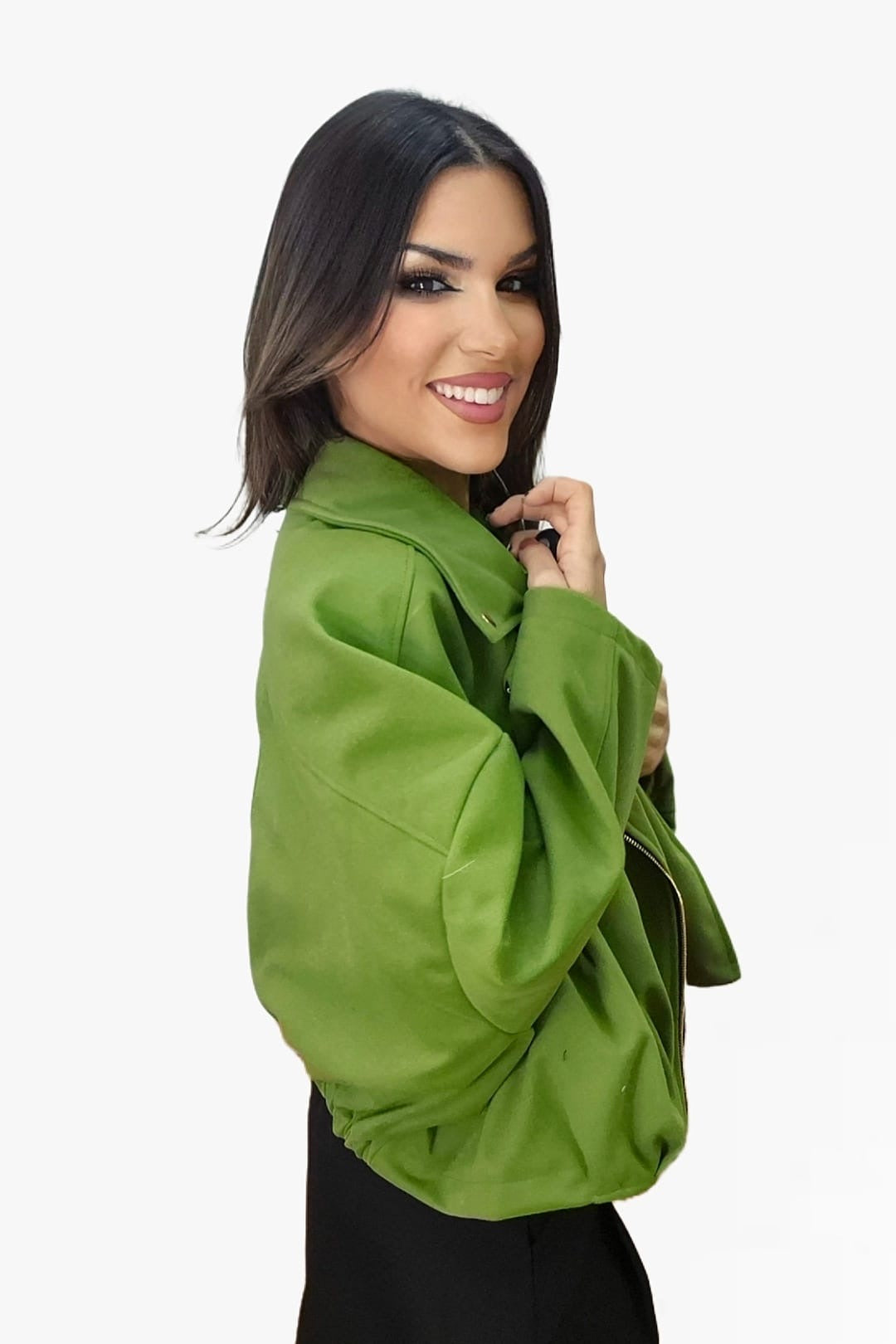 Bomber Pinzas Verde
