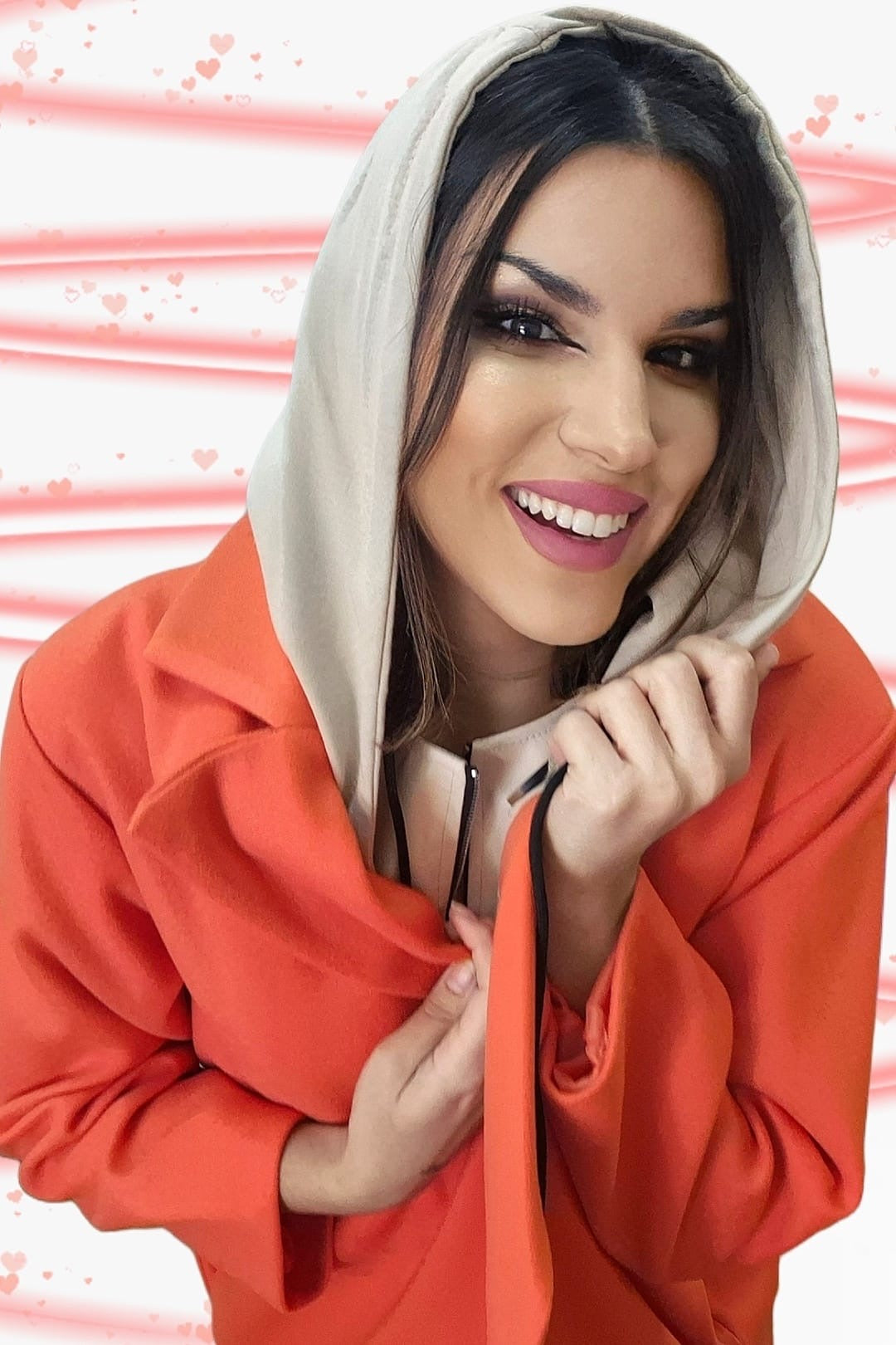 Abrigo Koker Style Coral
