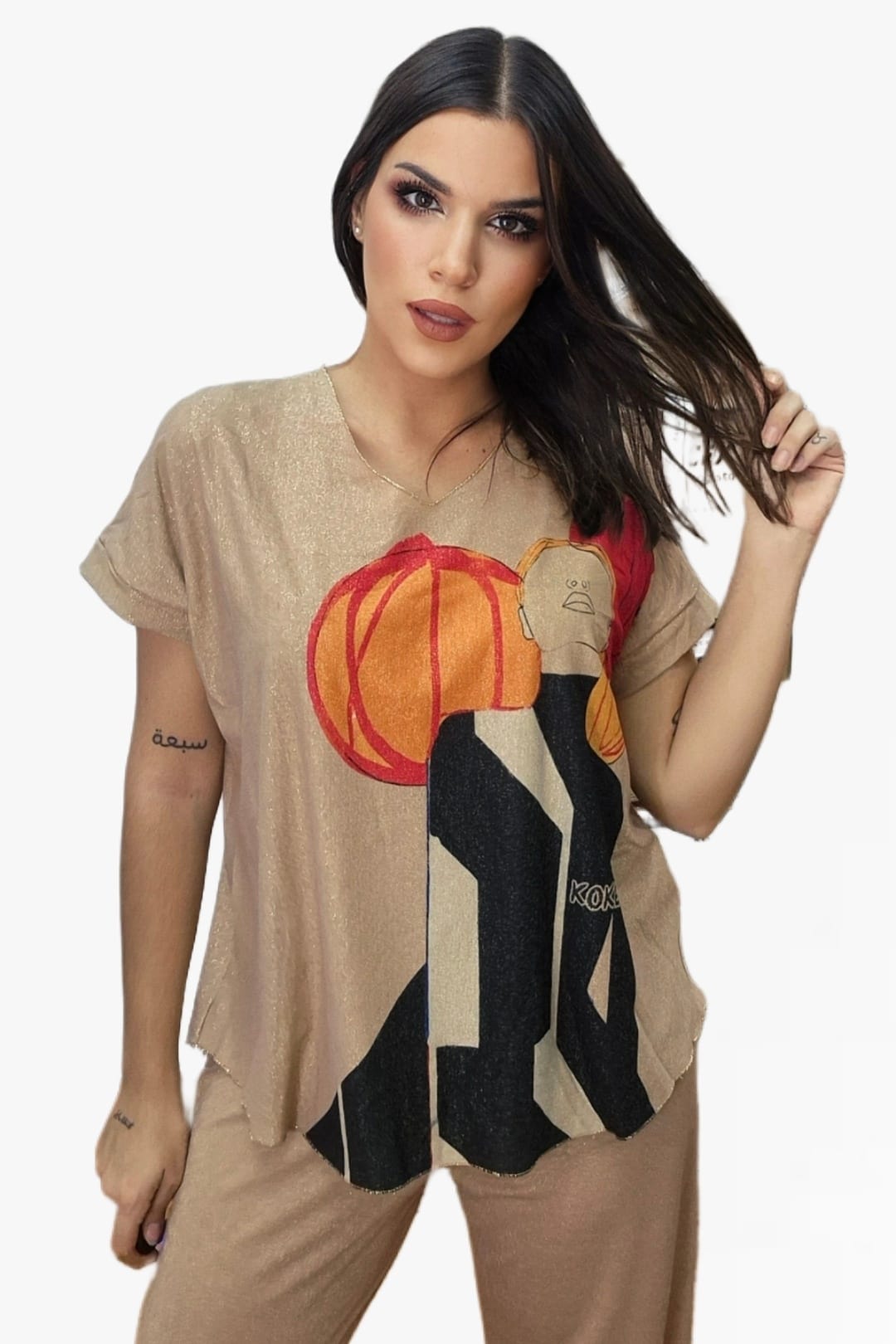 Pantalon Lurex Figuras