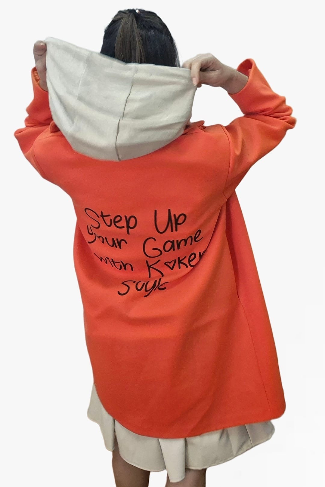 Abrigo Koker Style Coral
