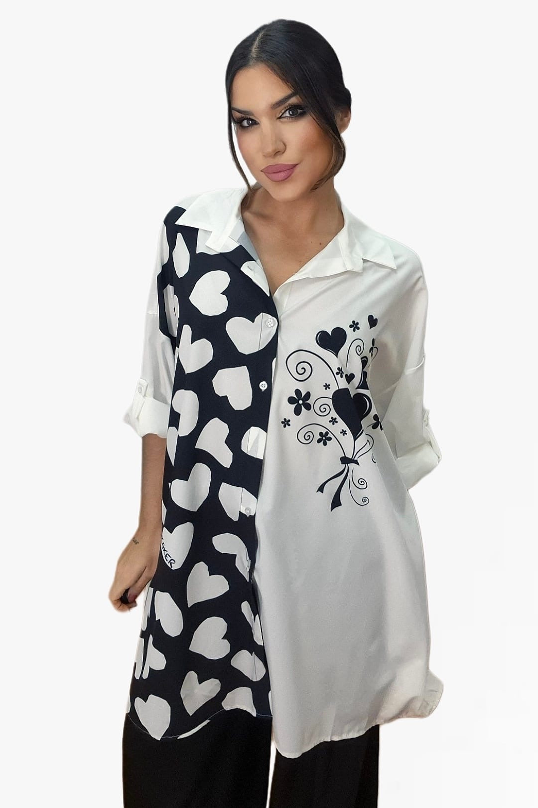 Camisa Abotonada Corazon