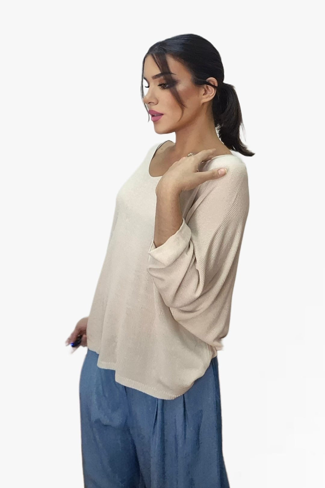 Jersey Spring Basic Beige