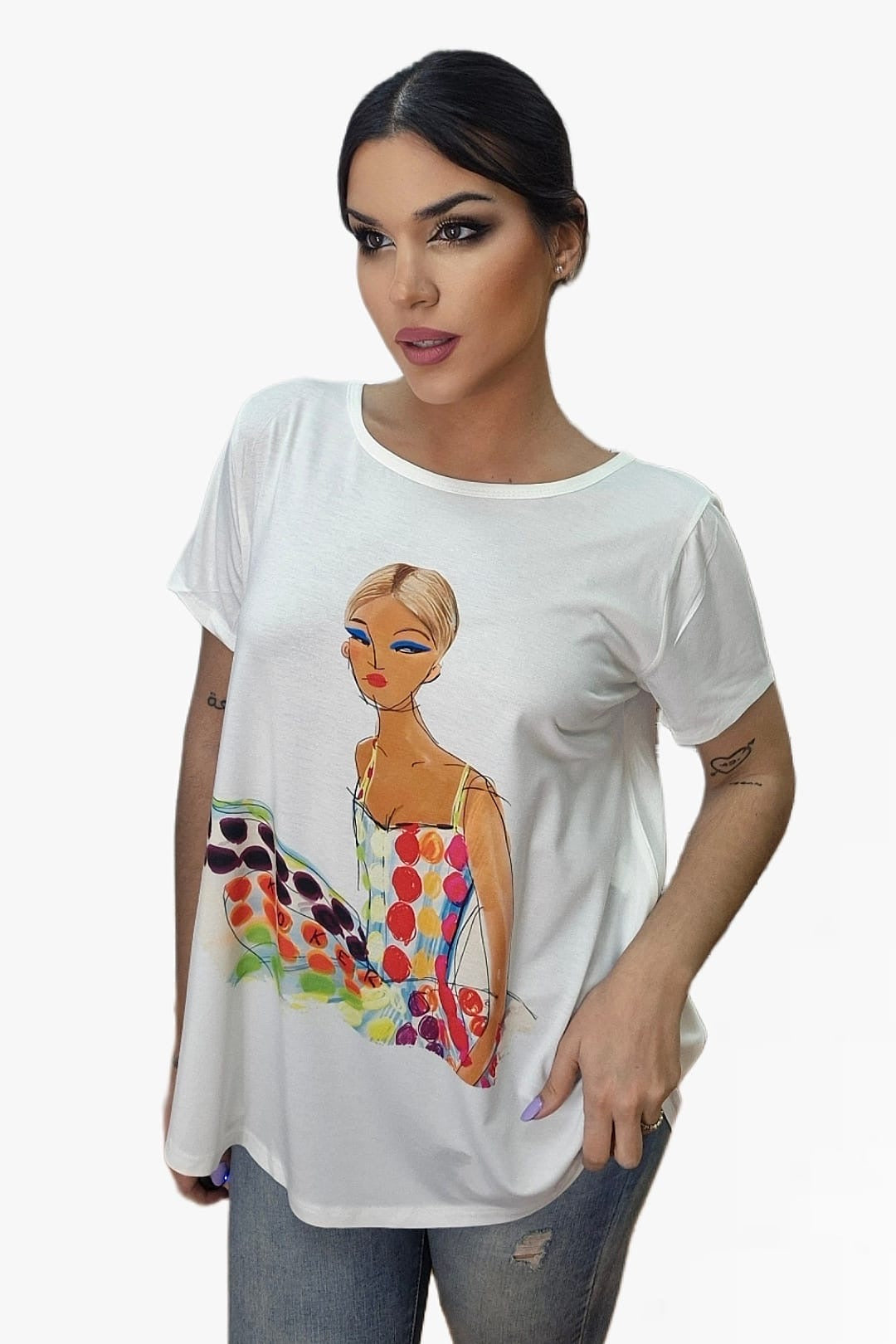 Camiseta Mujer Topos