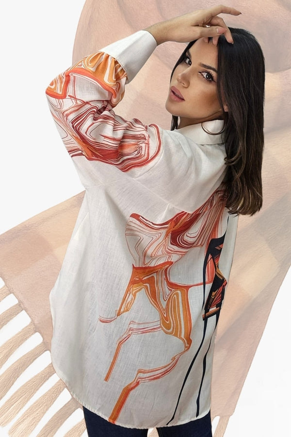 Camisa Acuarela Combinada