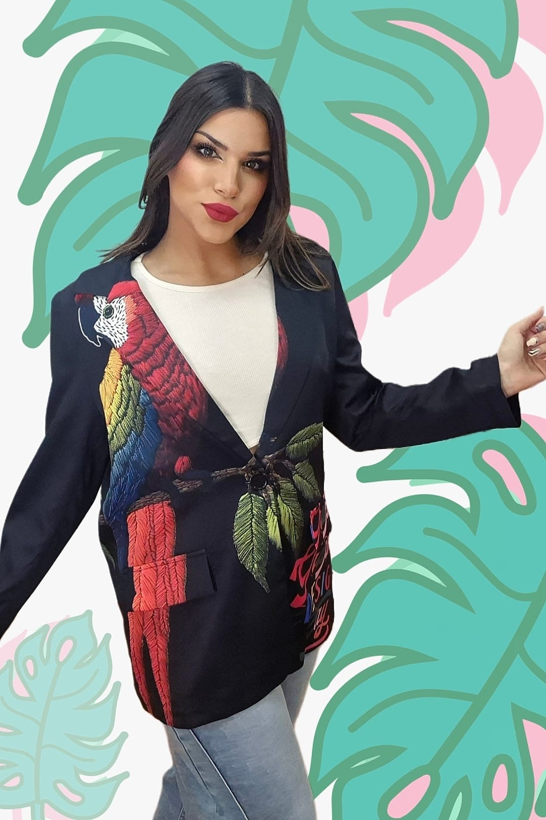 Blazer Cacatua Negra