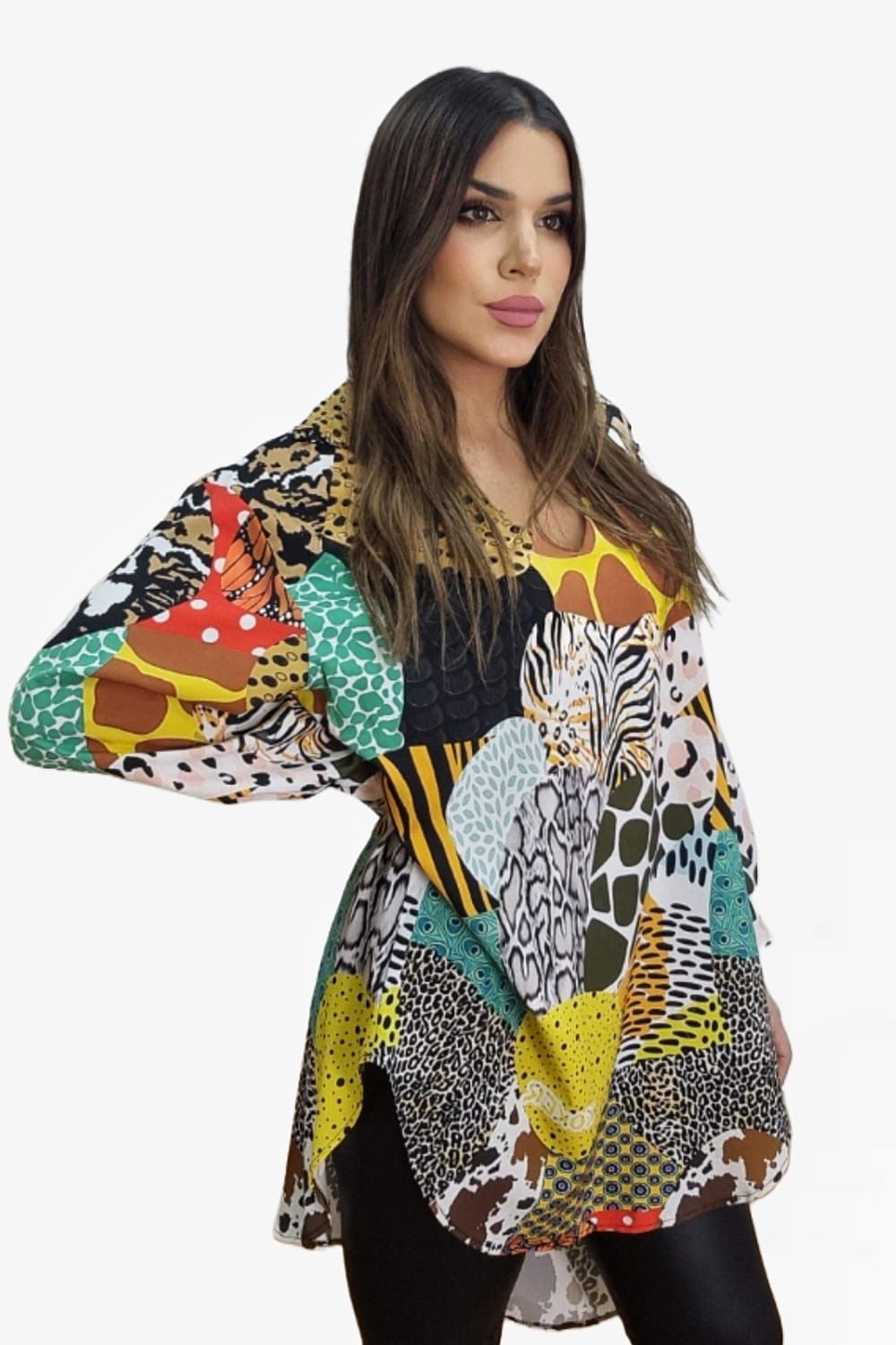 Blusa Kenya Print