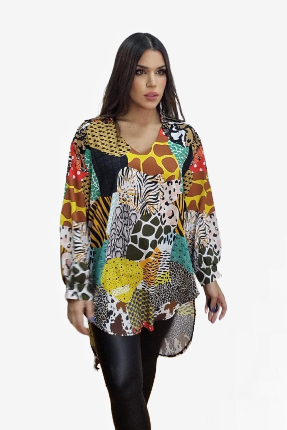 Blusa Kenya Print