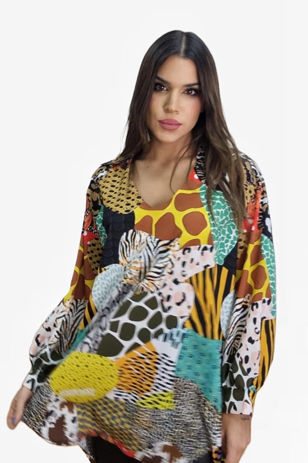 Blusa Kenya Print