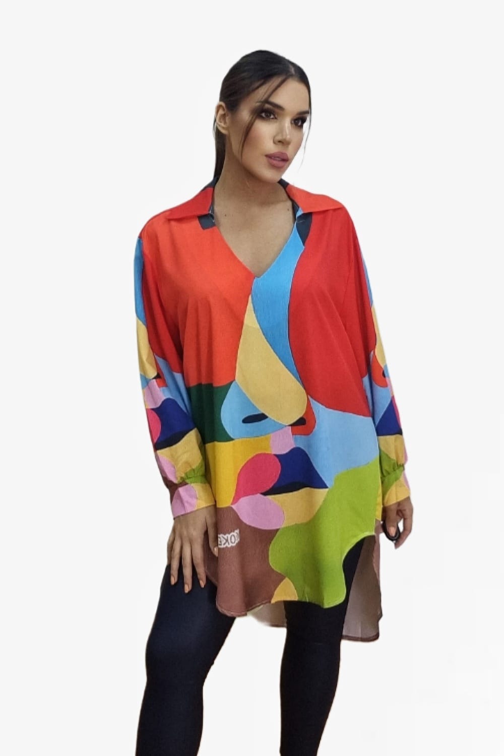 Blusa Cara multicolor