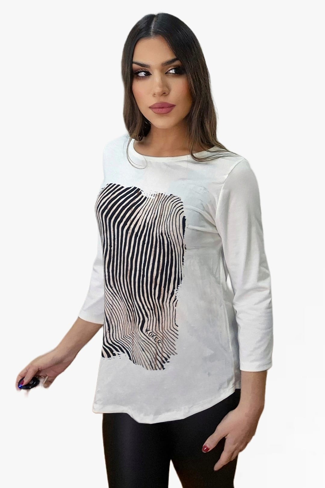 Camiseta Zebra Difuminada