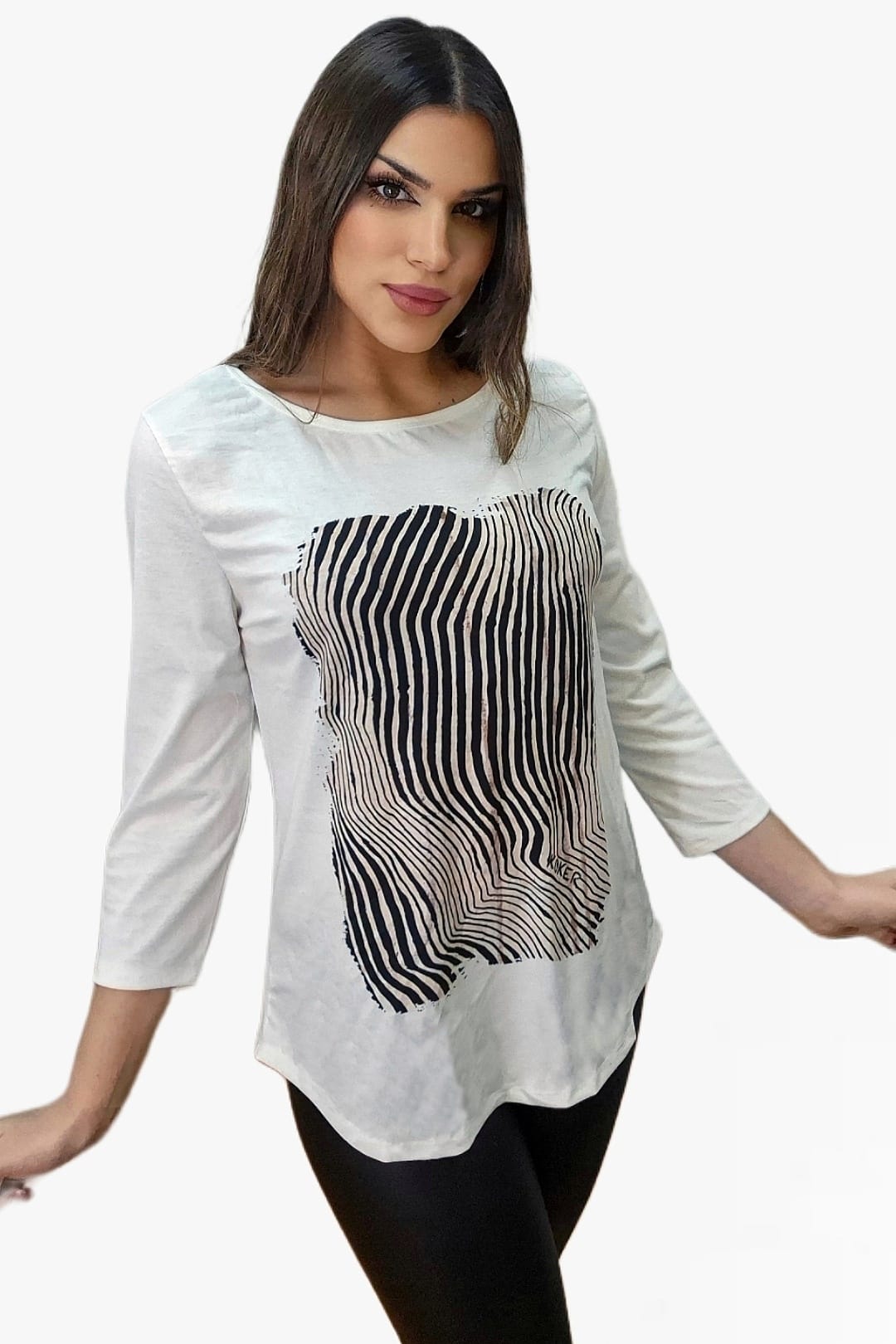 Camiseta Zebra Difuminada