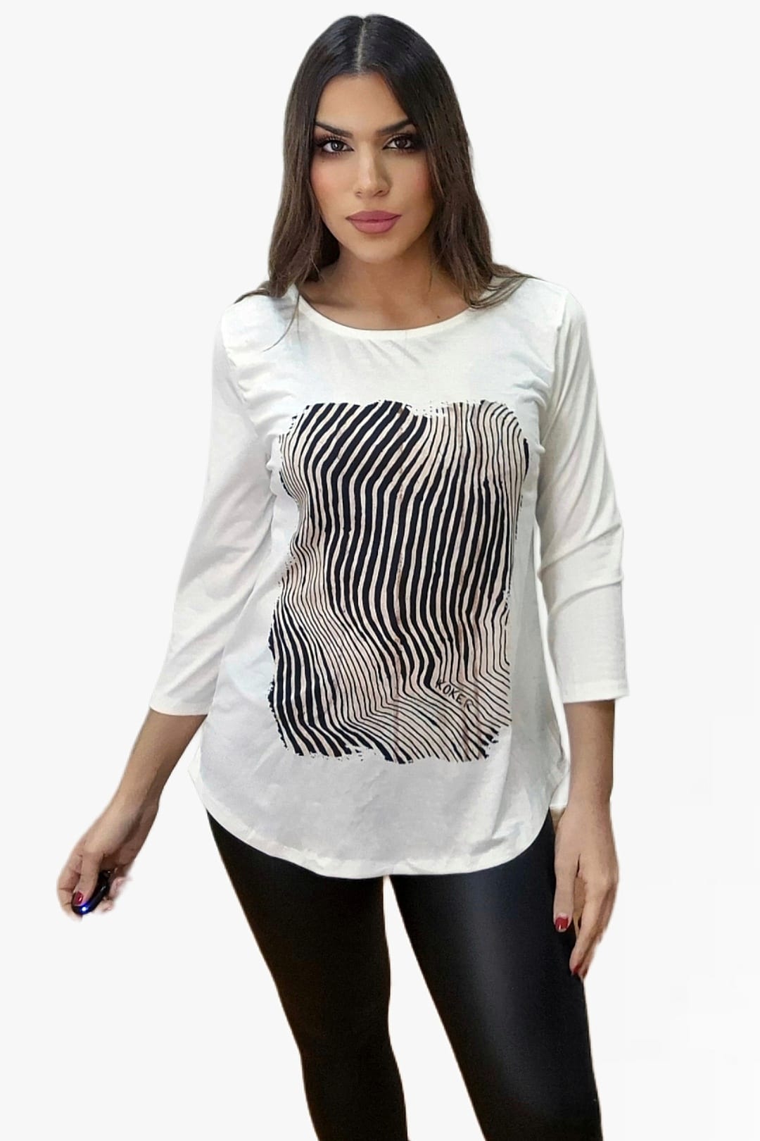 Camiseta Zebra Difuminada