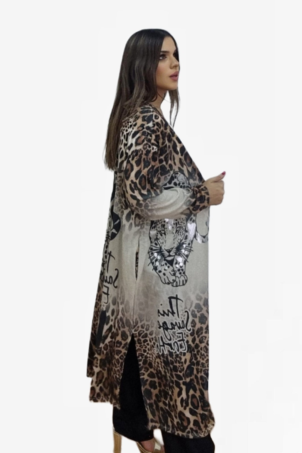 Kaftan Animal Print Leopardo