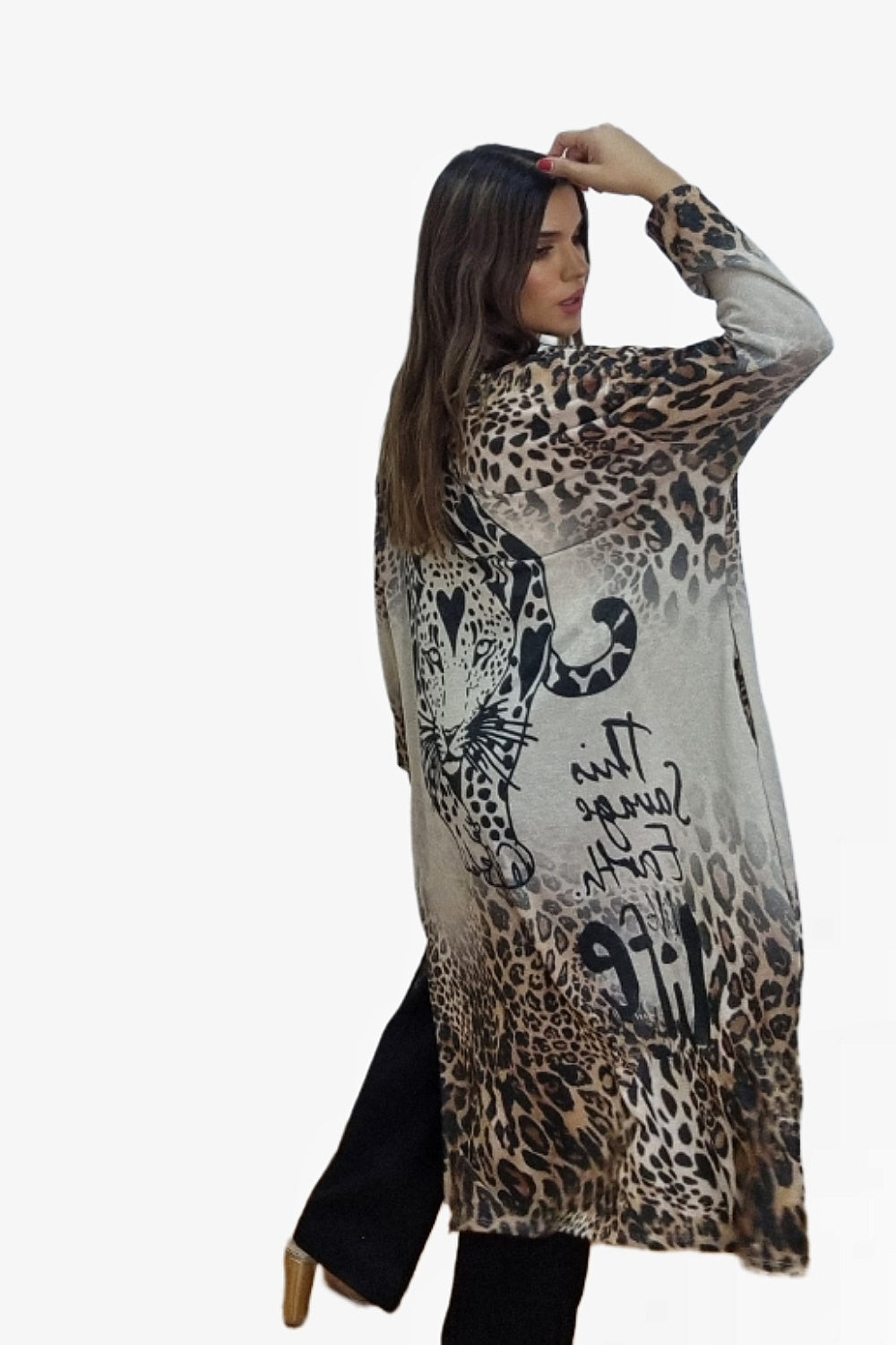 Kaftan Animal Print Leopardo