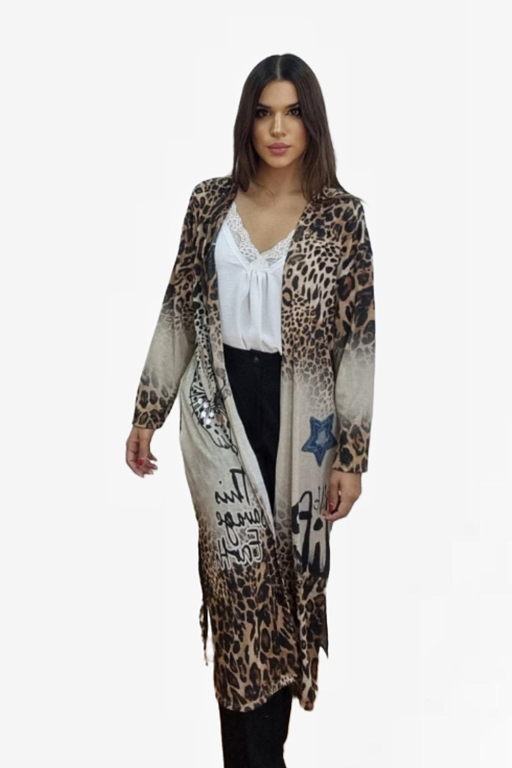 Kaftan Animal Print Leopardo