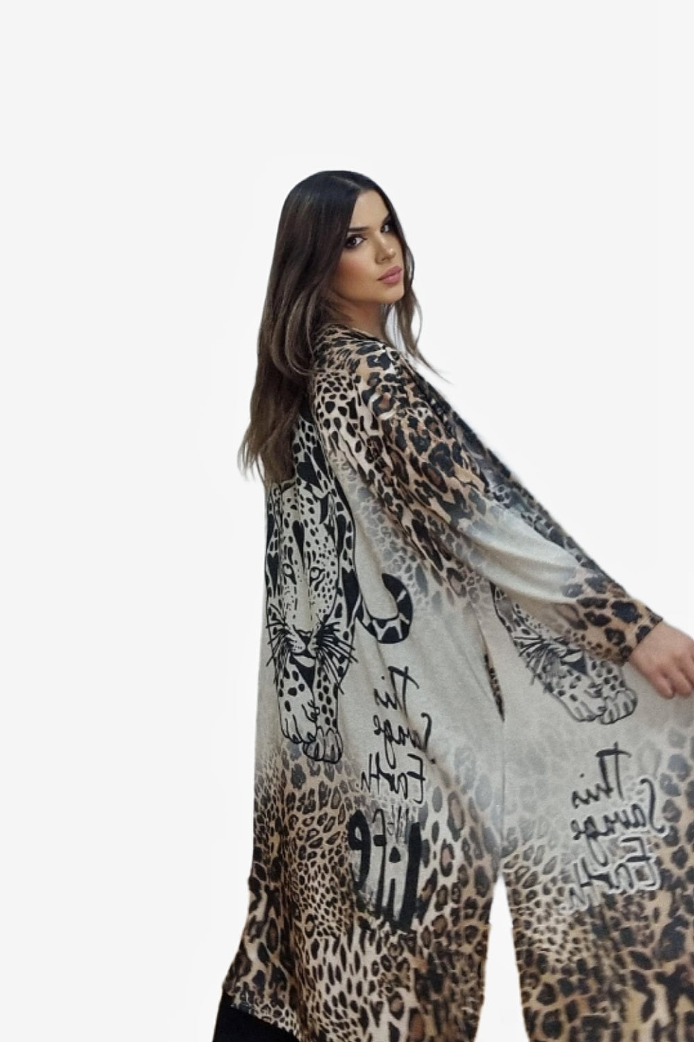 Kaftan Animal Print Leopardo