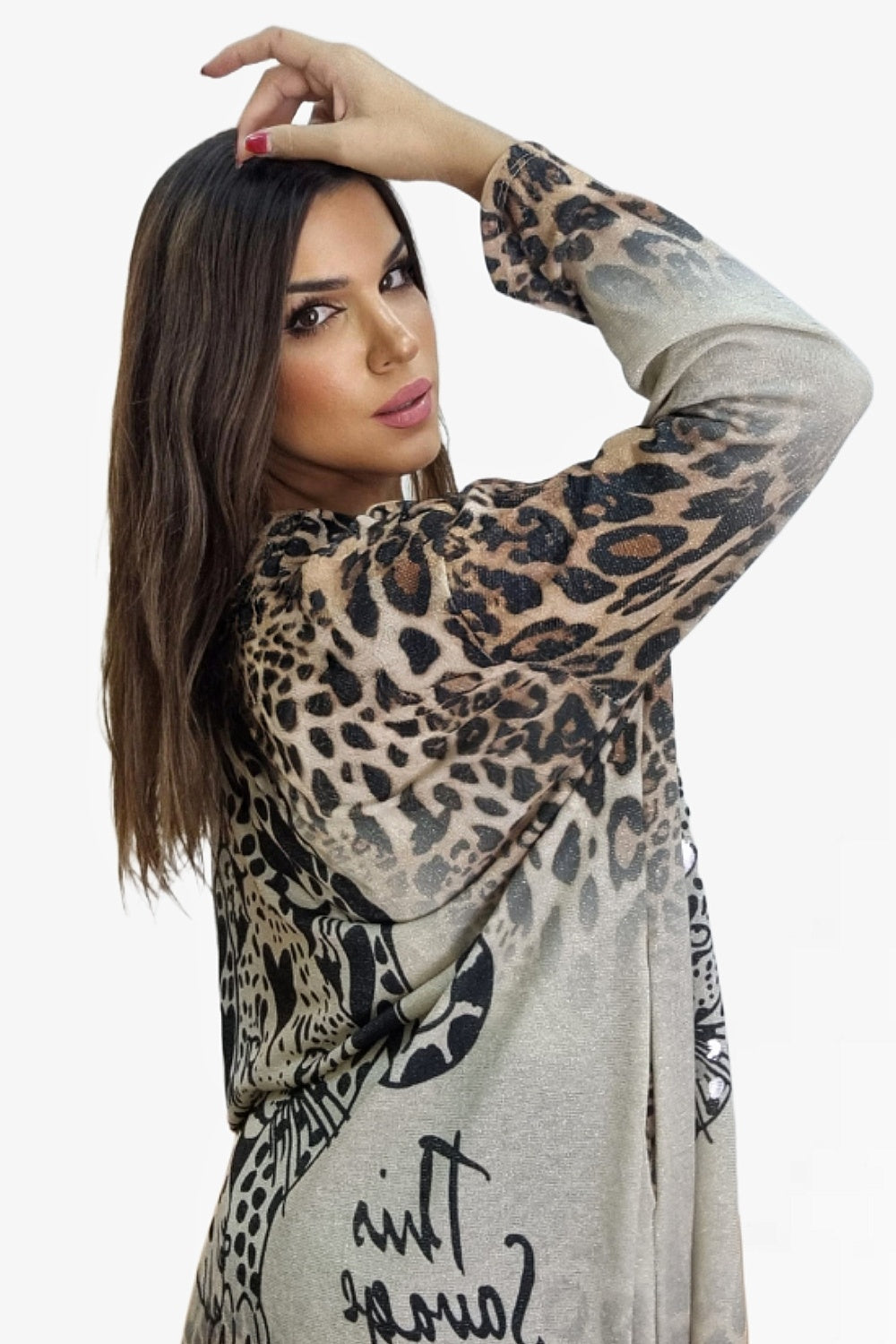 Kaftan Animal Print Leopardo