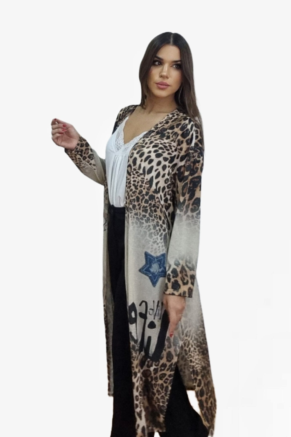 Kaftan Animal Print Leopardo