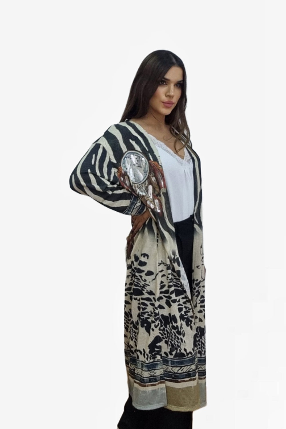 Kaftan Animal Print Zebra