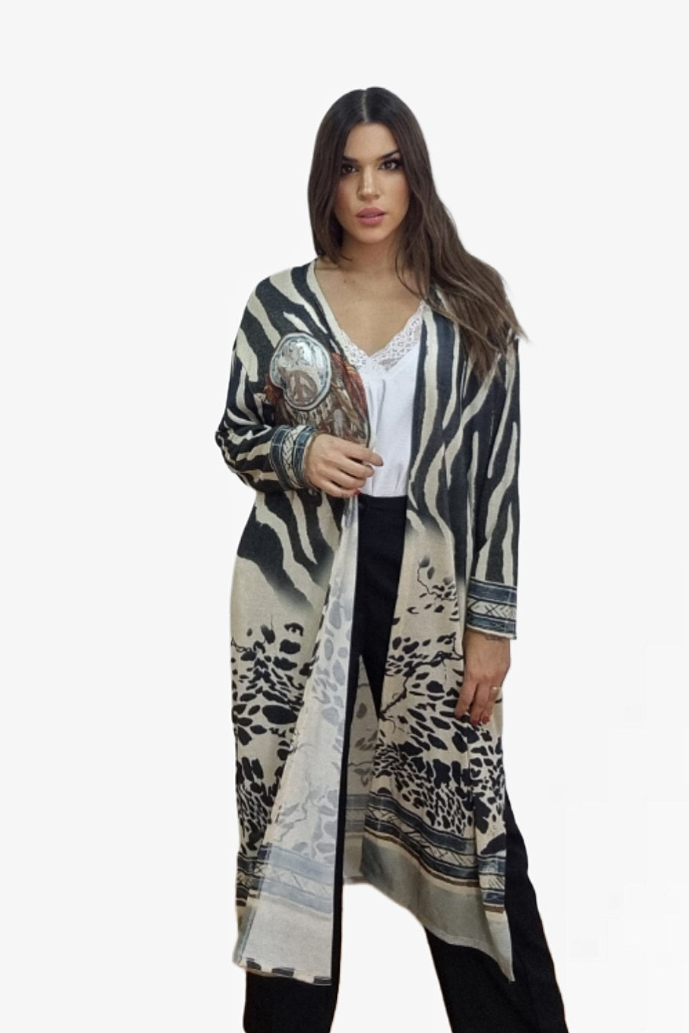 Kaftan Animal Print Zebra