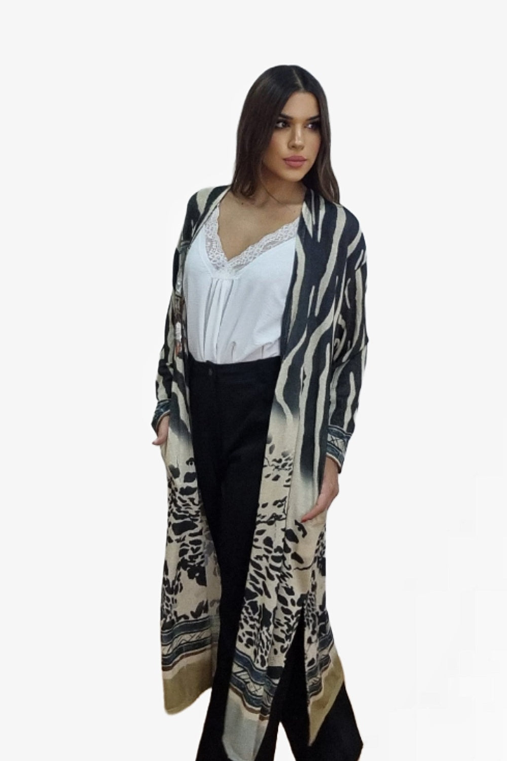 Kaftan Animal Print Zebra