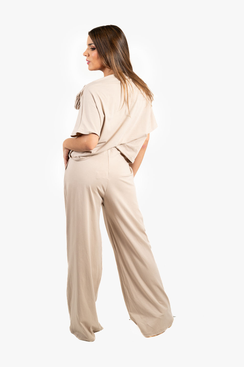 Pantalon pinza algodon