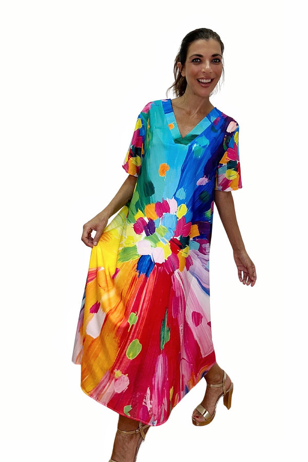 Vestido Fluido Colourful