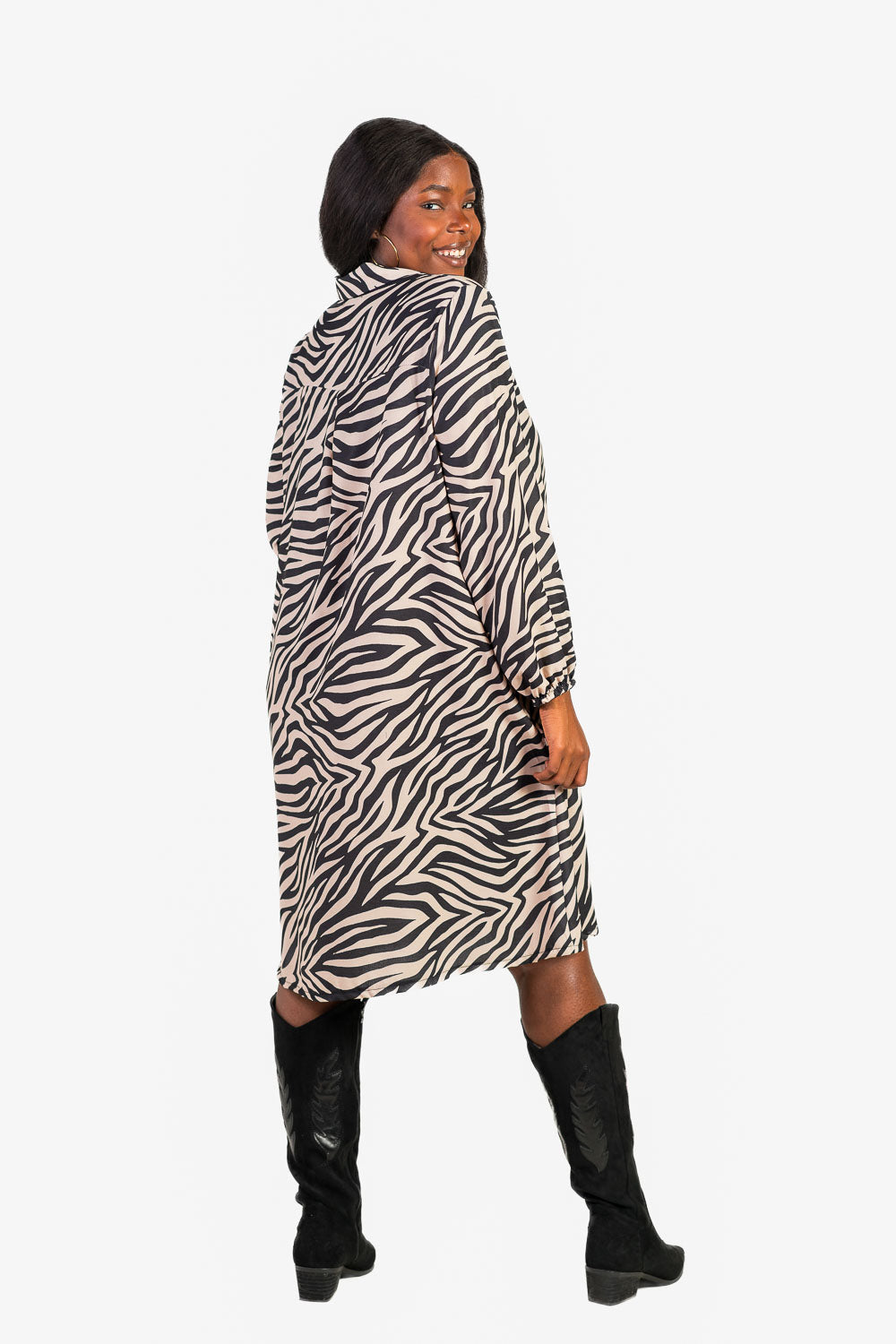 Vestido Camisero Zebra