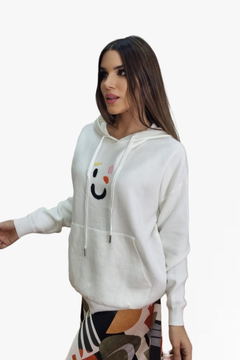 Sudadera Guiño Blanca