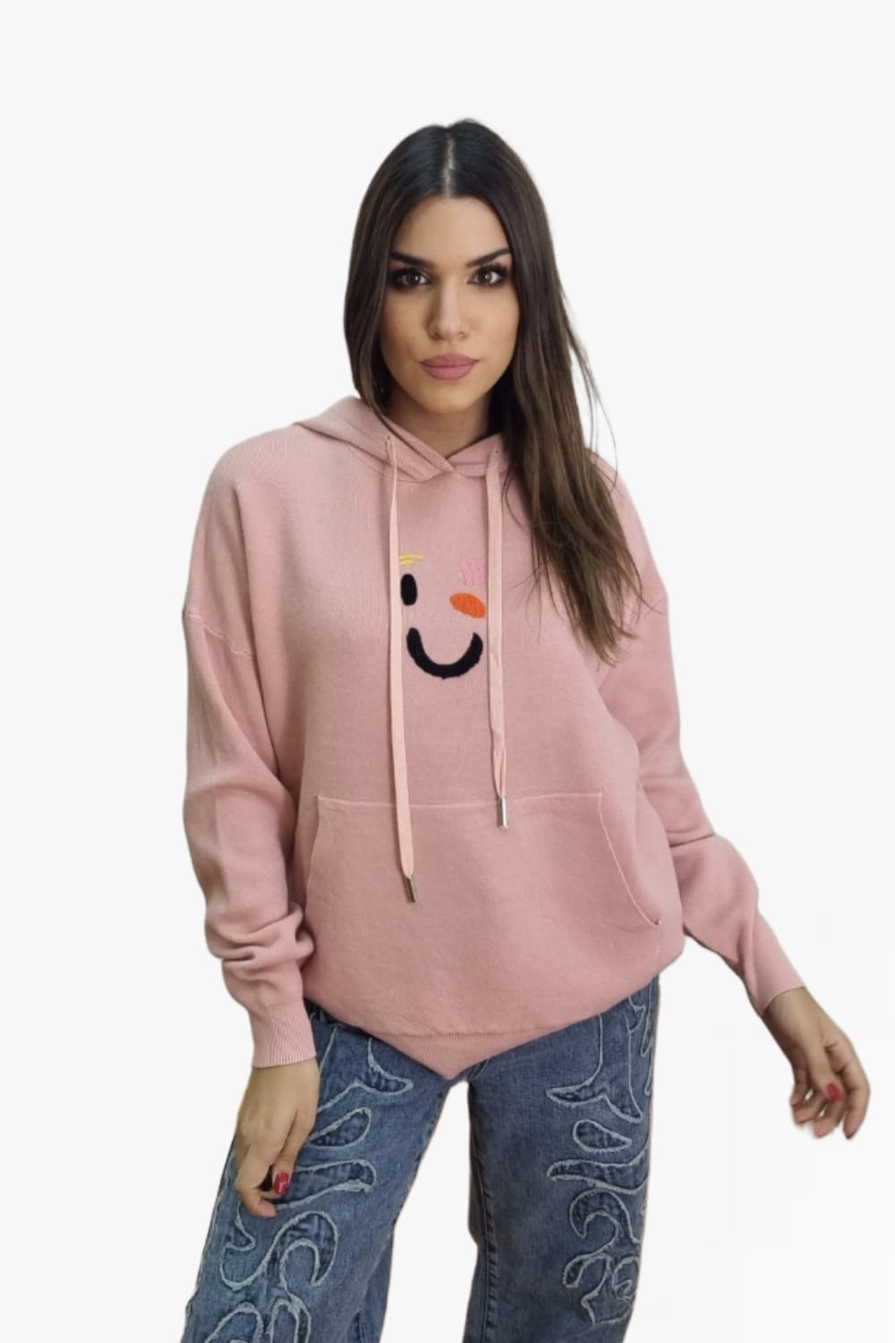 Sudadera Guiño Rosa