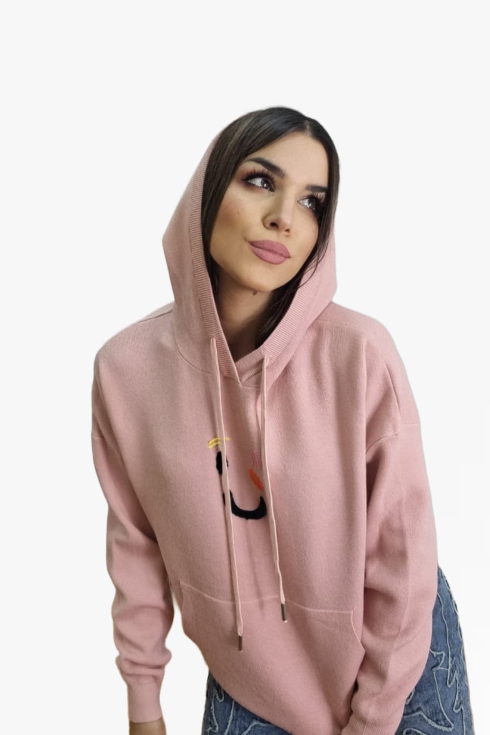 Sudadera Guiño Rosa