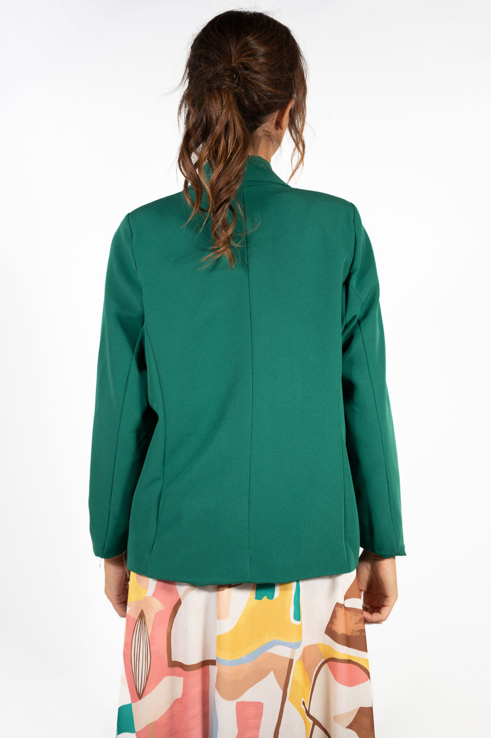 Blazer Abotonada Verde