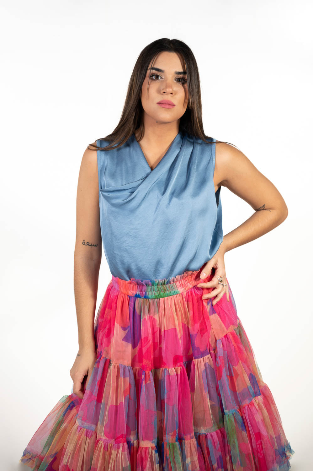 Blusa Cruzada Azul