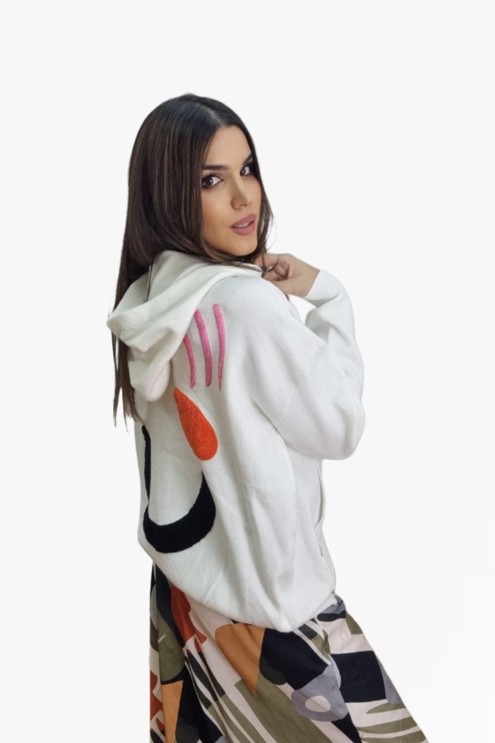 Sudadera Guiño Blanca