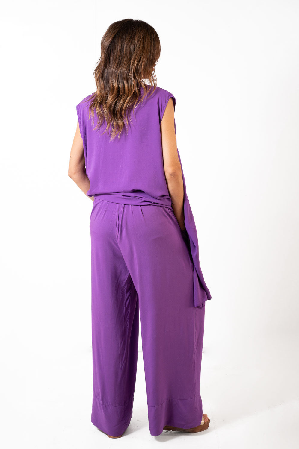Chaleco Picos Morado