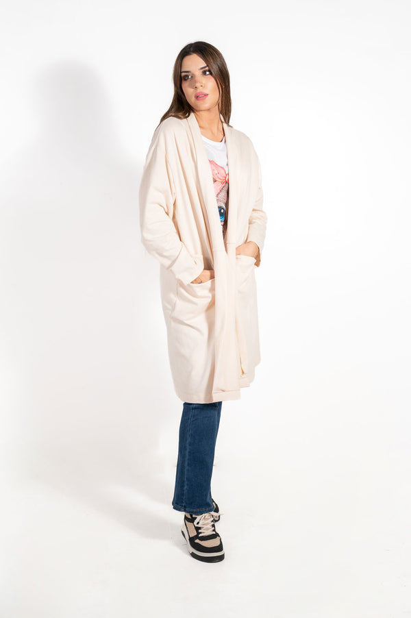 Chaqueta Cuello Bobo Beige