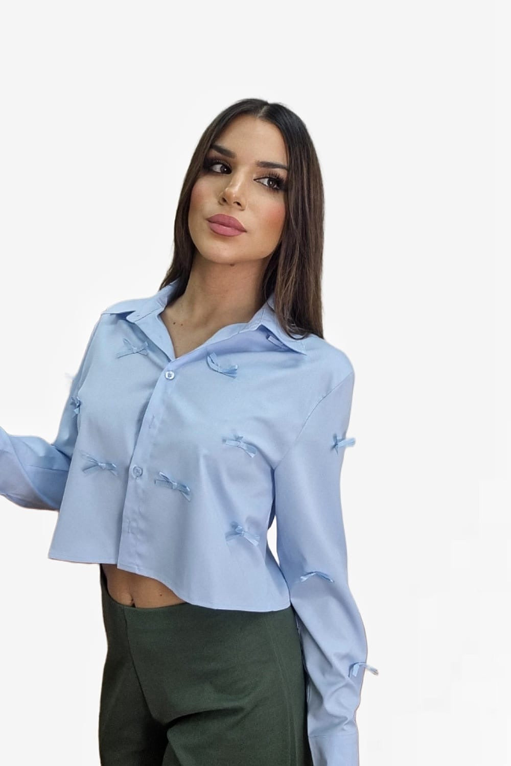 Camisa Lacito Azul