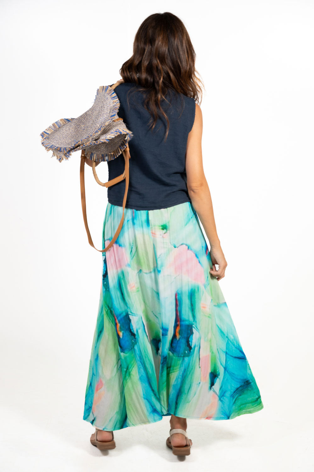Chaleco Lino Colores Azul