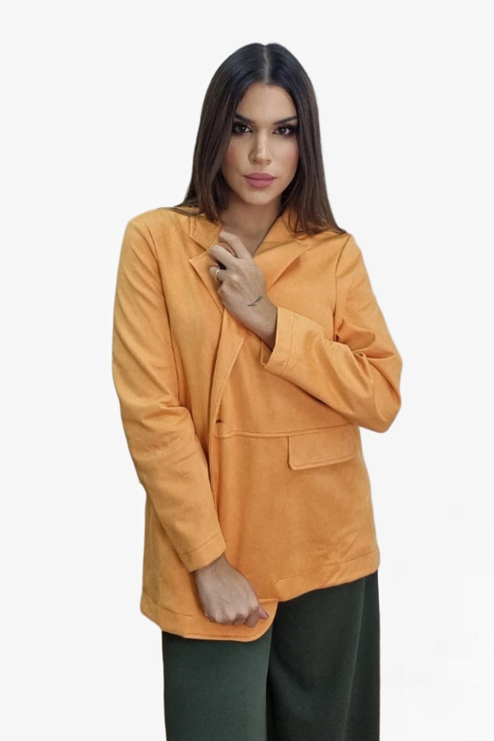 Blazer Rustic Oversize Naranja