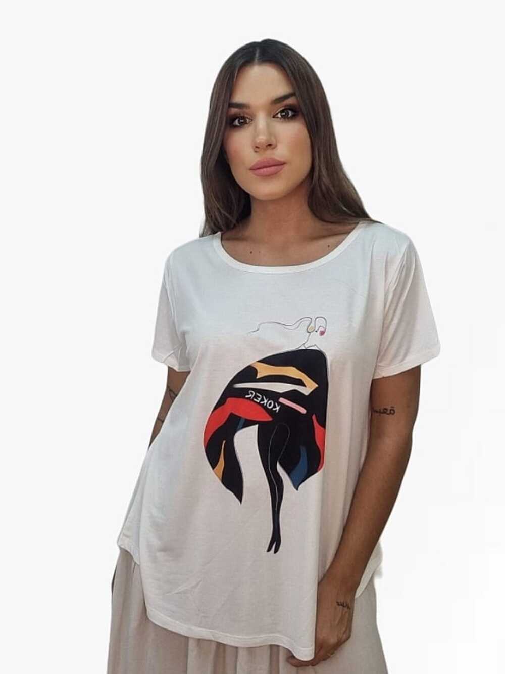 Camiseta mujer Capa