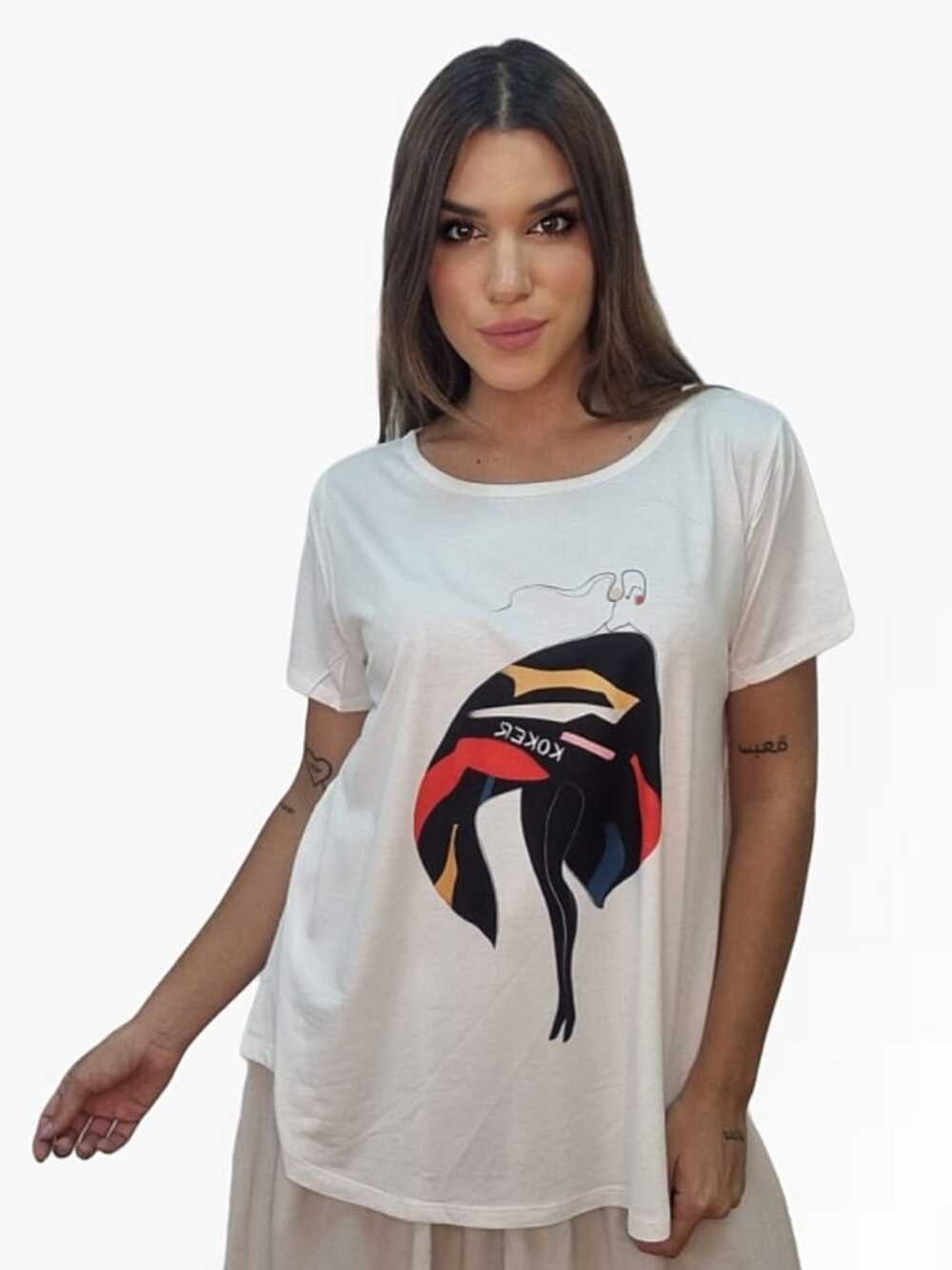 Camiseta mujer Capa