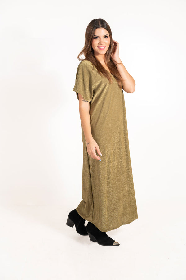 Vestido Punto Pinza Verde