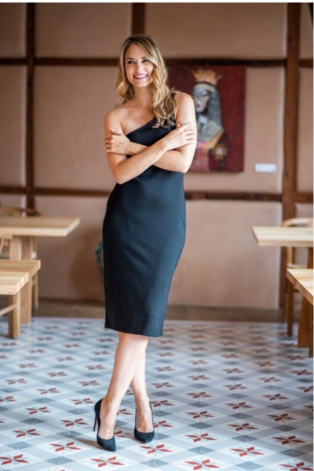 Vestido Shoulder Unica Negro