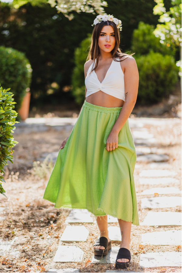 Falda Rustica Verde