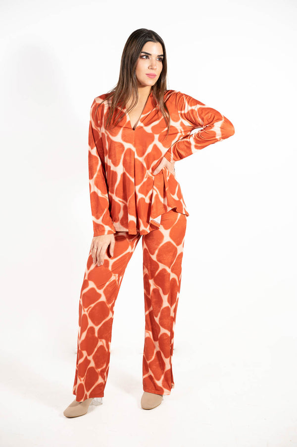 Conjunto Giraffe Naranja